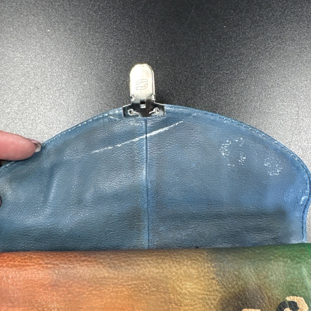 Hand-Painted Leather Wallet, Biacci - Picture 4 of 14